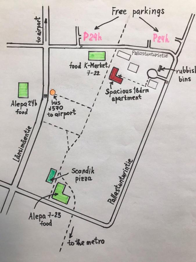 Spacious 1Bdrm Apartment Near Metro. Free Parking 万塔 外观 照片